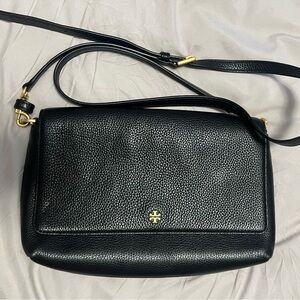 Tory Burch Black Leather Crossbody Bag